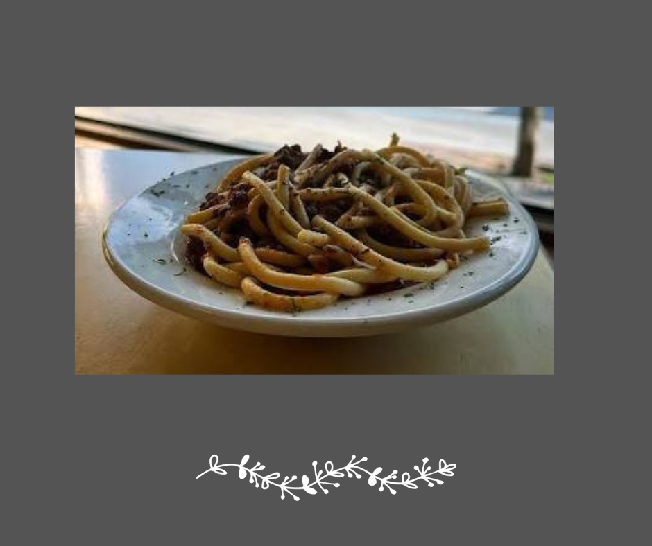 Macaroni long aus pattes de porc