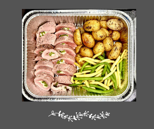 Filet de porc farci aux asperges