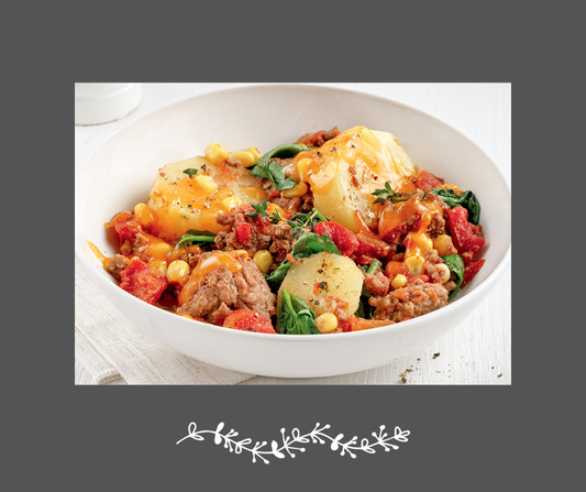 Mijoté de bœuf façon cheeseburger