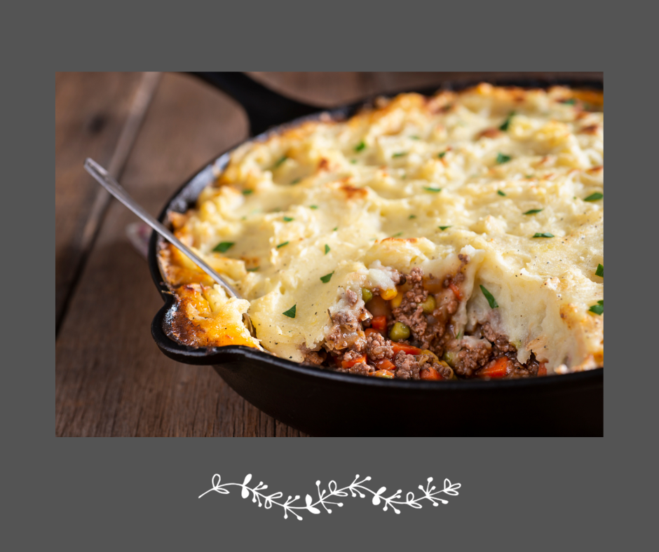 Pâté chinois aux légumes gratiné