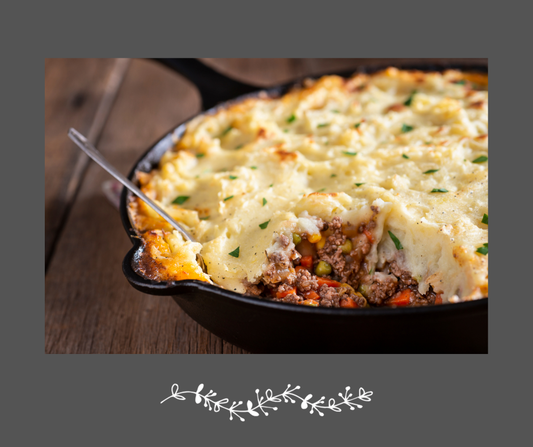 Pâté chinois aux légumes gratiné