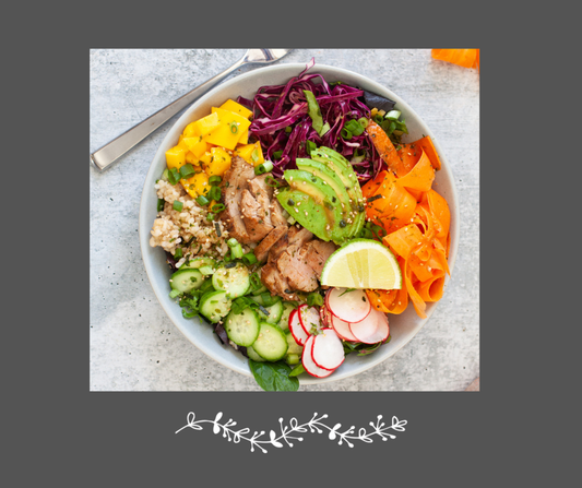 Poké bowl de porc à la lime