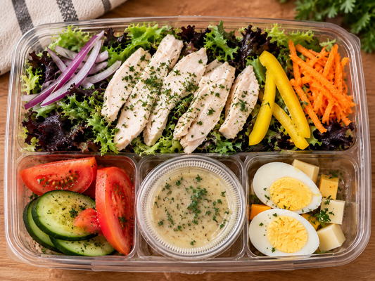 Les lunchs de L’Affamé - Salade-repas au poulet