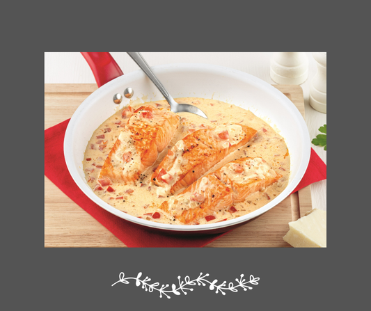Saumon sauce crémeuse cajun